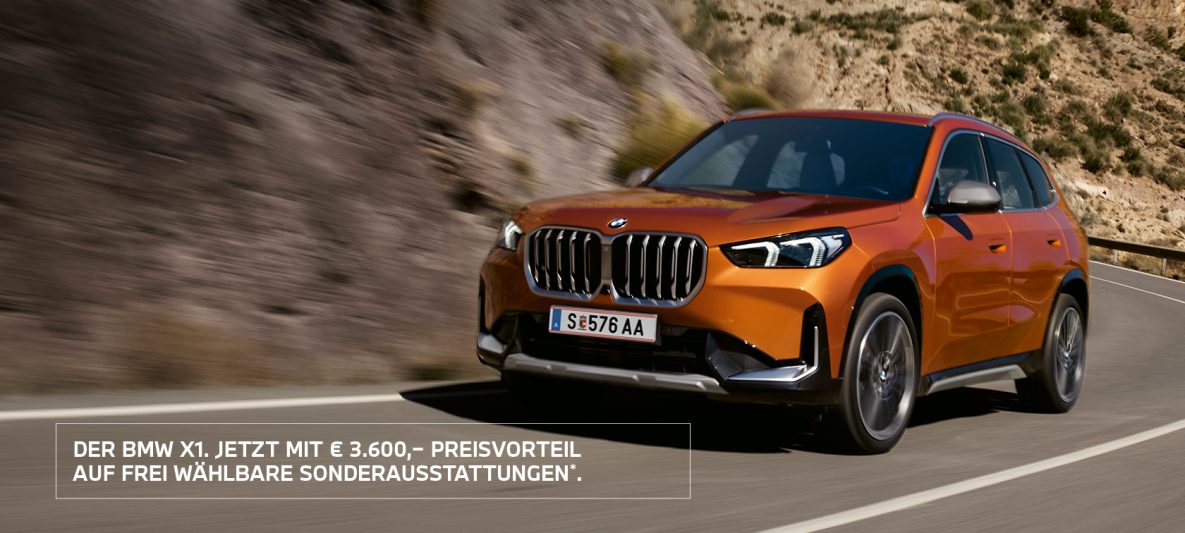 BMW X1 mit Sonderausstattungsbonus
